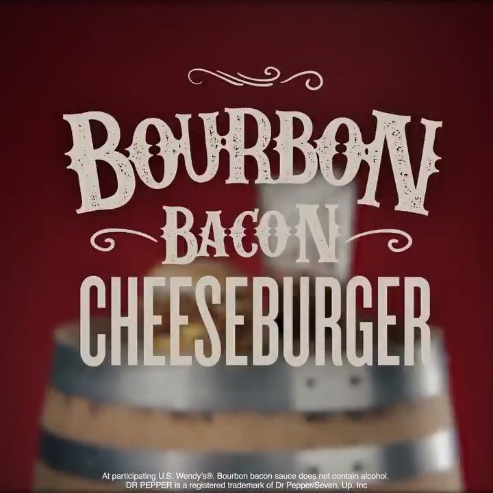 You Can Get The New Wendy's Bourbon Bacon Cheeseburger