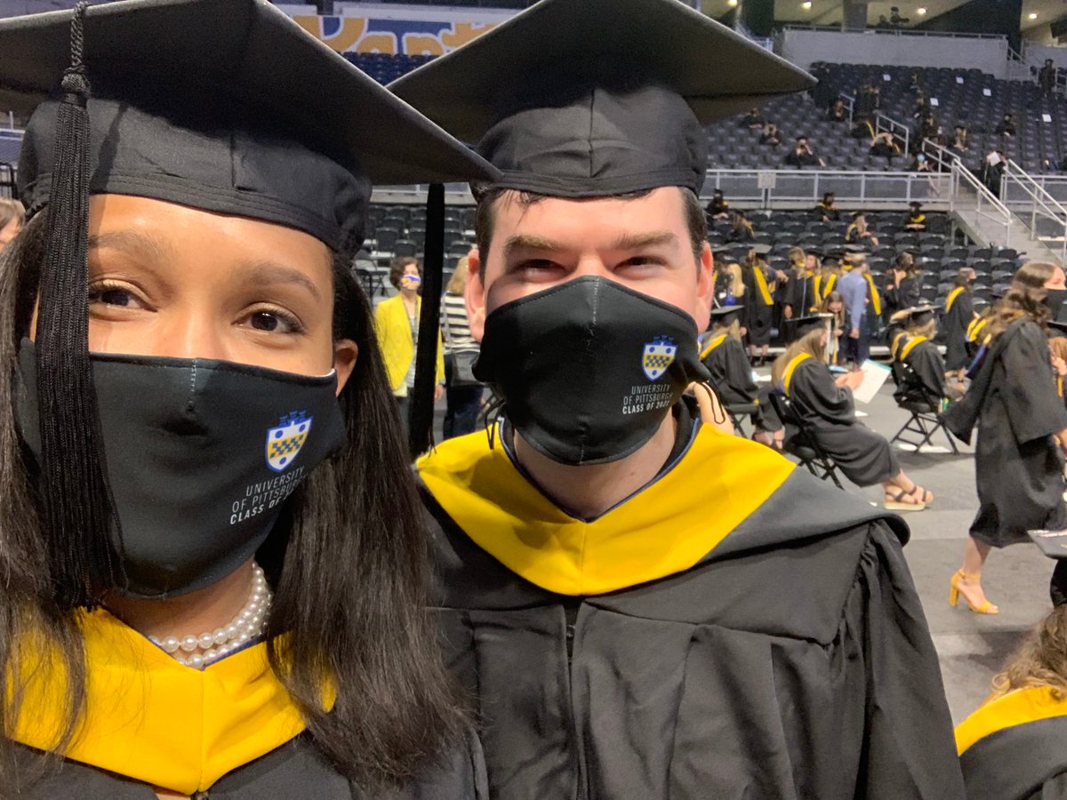 Congratulations and best wishes to Nathan Suber and Betina Willie from Masters' degree of Health Informatics Class of 2021! Photos with Chair of HIM - Bambang Parmanto, Associate Professor - Dilhari DeAlmeida, and Assistant Professor - Patti Firouzan #pitthim