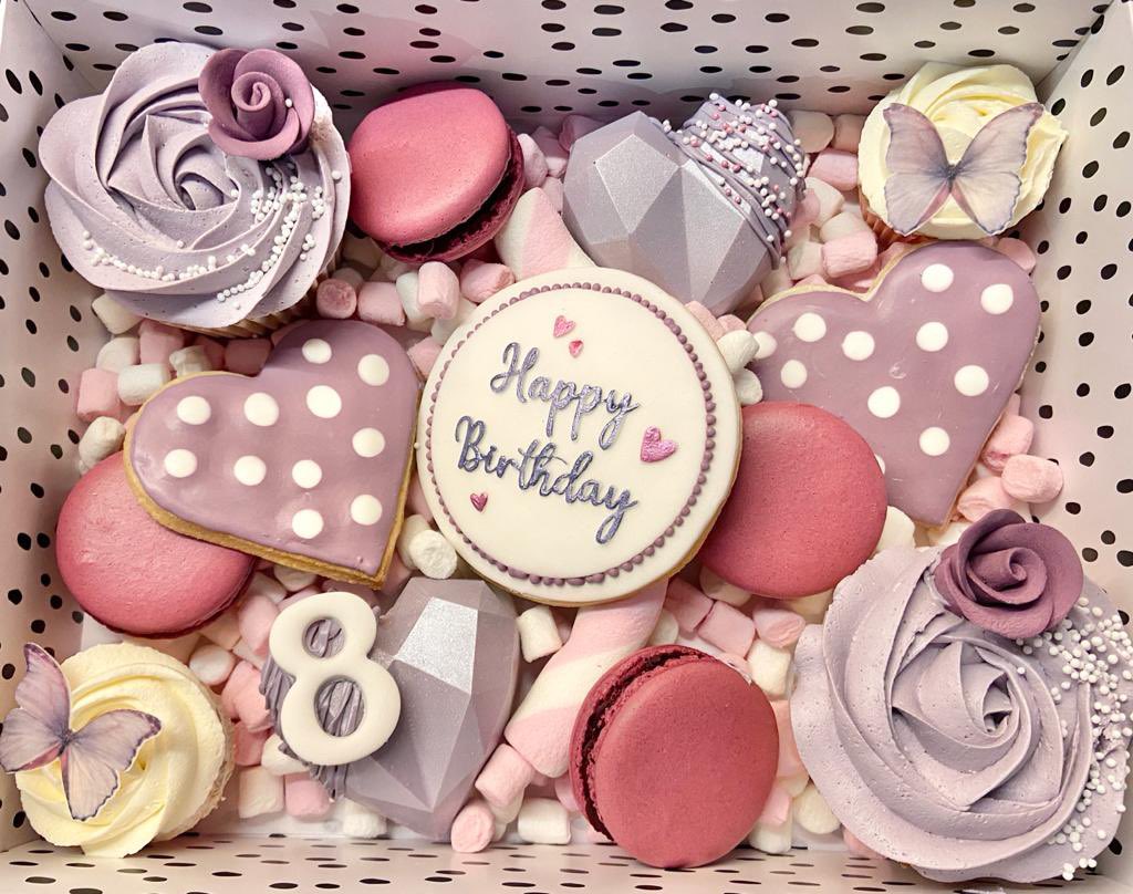 Birthdays don’t need to mean traditional cake - these treat boxes are available for local delivery or collection and can be personalised according to the one celebrating 🥳 #foodanddrink