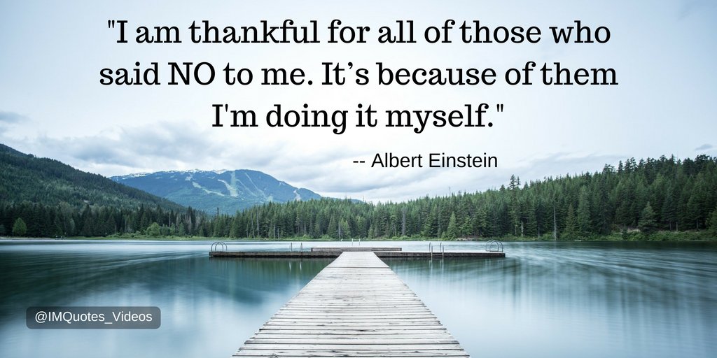 Don't be discouraged when you don't get what you want. See rejection as an opportunity, and a challenge to be the best person you can be.

#Quotes