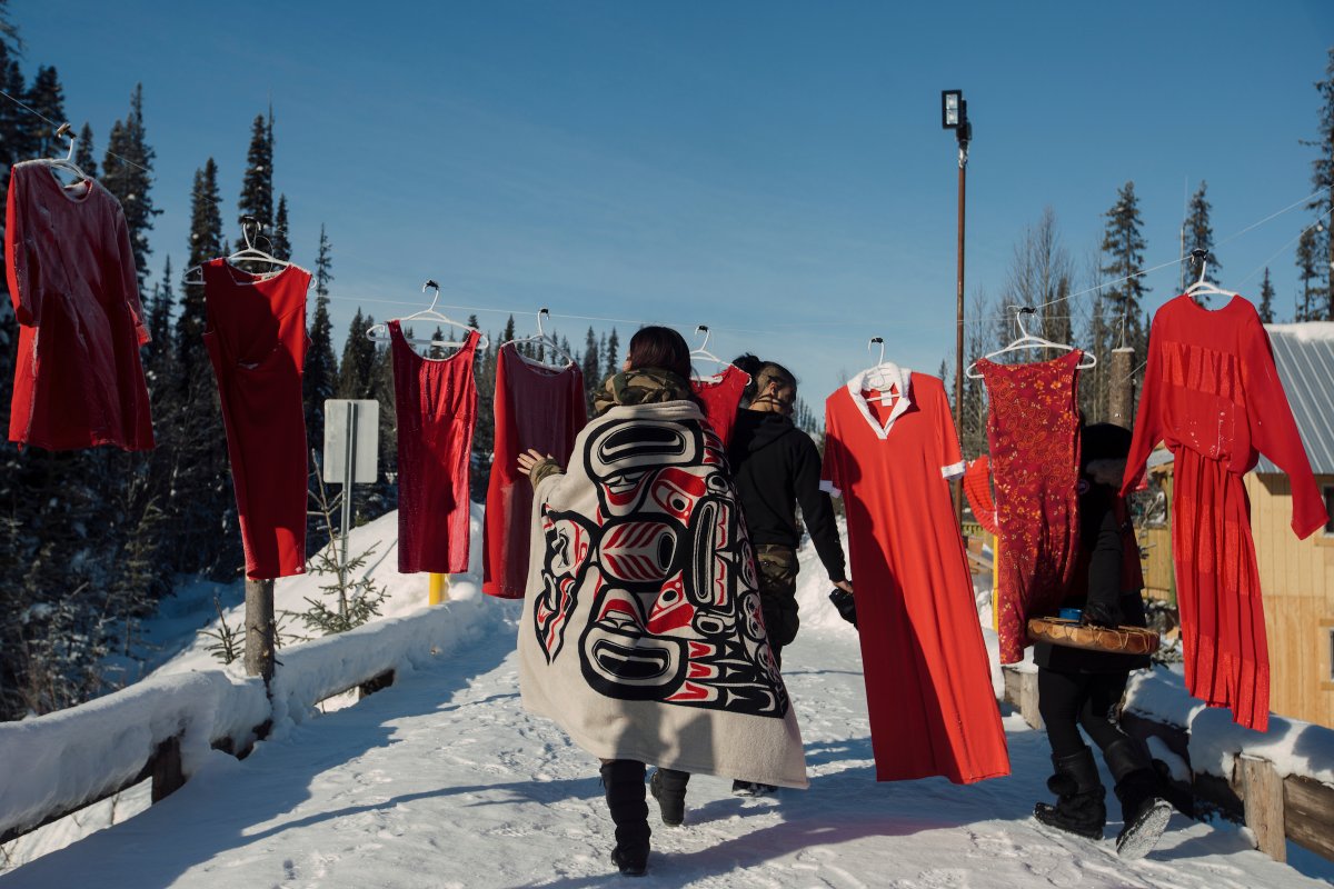 Finalist - Photojournalism -  @photobracken  @thenarwhalca - In photos: Wet’suwet’en matriarchs arrested as RCMP enforce Coastal GasLink pipeline injunction -  https://thenarwhal.ca/in-photos-wetsuweten-matriarchs-arrested-as-rcmp-enforce-coastal-gaslink-pipeline-injunction/