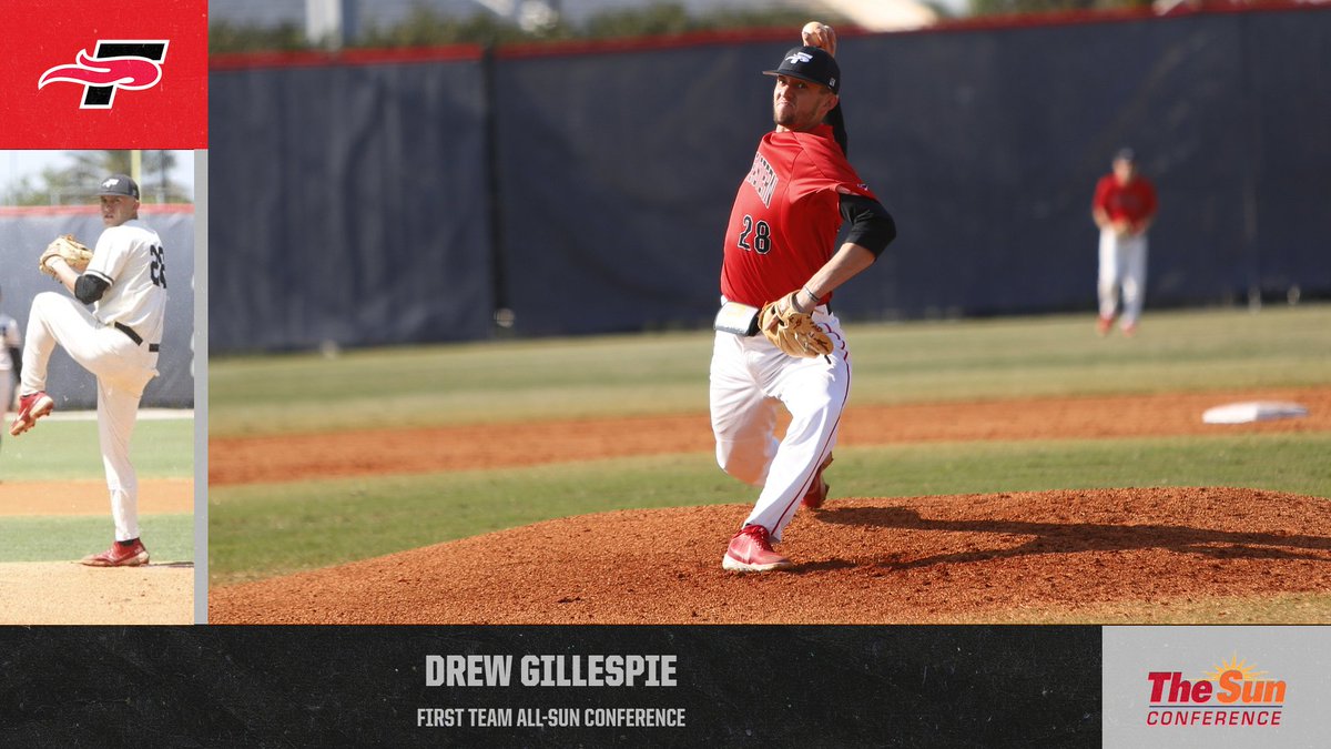 Senior right-handed pitcher Drew Gillespie is a member of the First Team All-<a href="/SunConference/">The Sun Conference</a> #FuelTheFire🔥