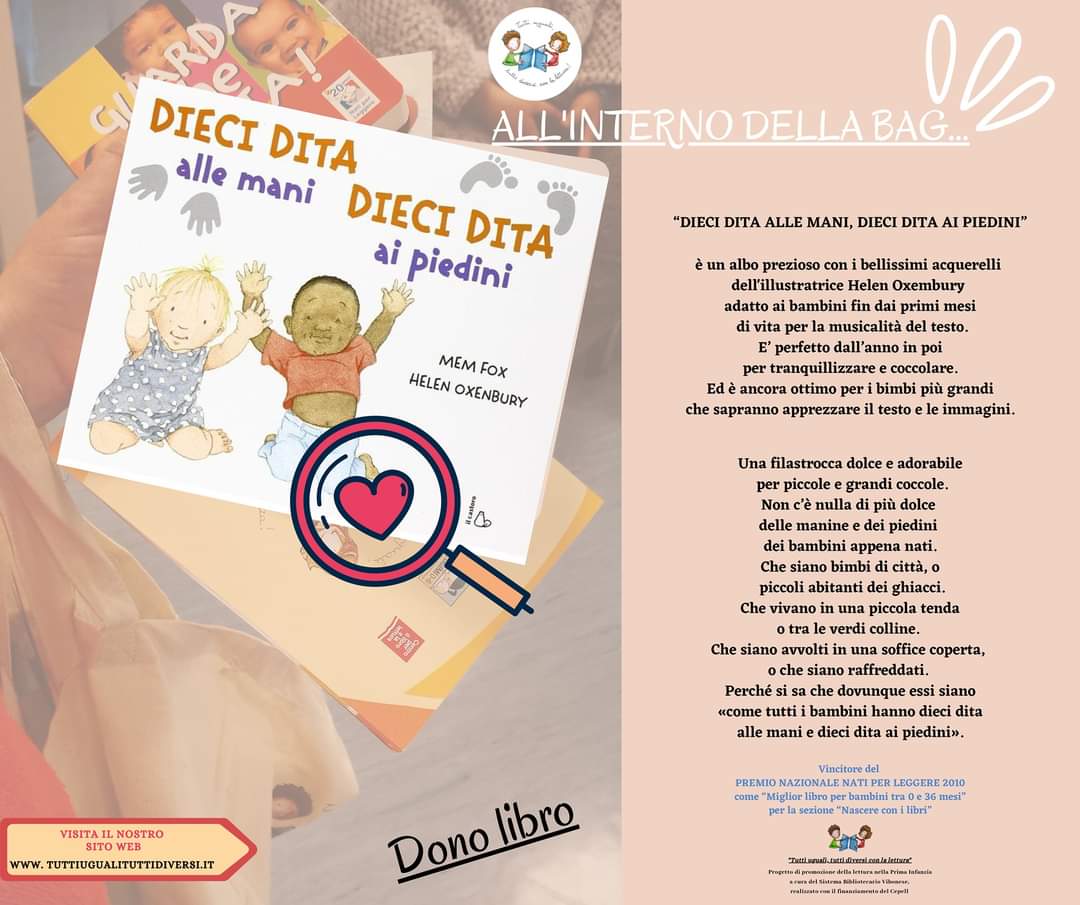 Il nostro "Dono Libro" per i nuovi nati è di nuovo disponibile presso il reparto di Pediatria dell’ospedale “G. Jazzolino” di Vibo Valentia! 😍

Ma... cosa ci sarà mai custodito all'interno della nostra #BAG?! Scopriamolo insieme... 😉
#leggimivv #NuoviNati #NatiPerLeggere
#books