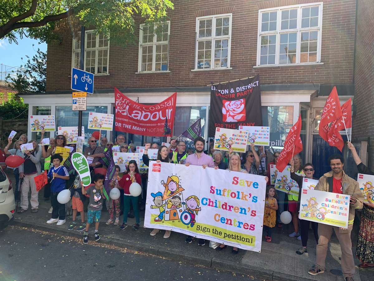 The children's centre closures, forced through during a global pandemic will have a horrific impact on early years.After the Conservative's cuts in 2015 and 2020, Suffolk has just 17 full-time centres left. We used to have 47.We saved what we could, but they were brutal cuts.