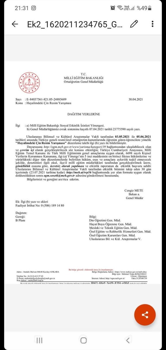 Bizim liseli gençlerimiz hayalimdeki Çin resim yarışmalarını değil; hayalimdeki Türkistan, hayalimdeki İslam Alemi resim yarışmalarını hakediyorlar.