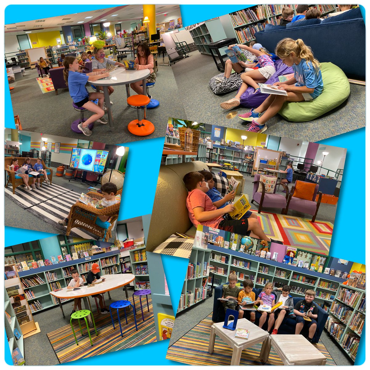 We could stay here all day!💙📚 Our library invites readers to enjoy and love books! @SFELibrary1 <a href="/HumbleISD_SFE/">Shadow Forest Elem</a>