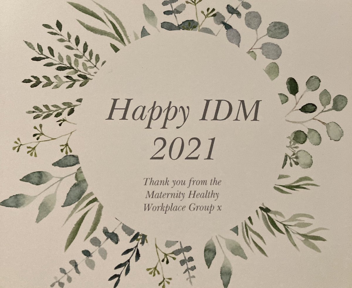 Happy IDM21 - 31 years as a midwife and still loving my job. I consider myself very very lucky. What a privilege to have worked with such an amazing team over the years and to have helped women experience the amazing  powers of birth #rchtmaternity