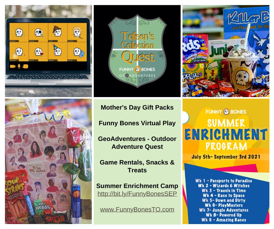 Happy Business Day! We have SO MUCH going on at Funny Bones Games Lounge &amp; Café...See our website at FunnyBonesTO.com or bit.ly/FunnyBonesSEP for our Summer Camp Programs.