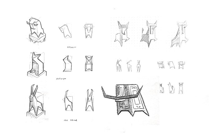 5. Mysterious statues 