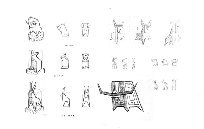 5. Mysterious statues 