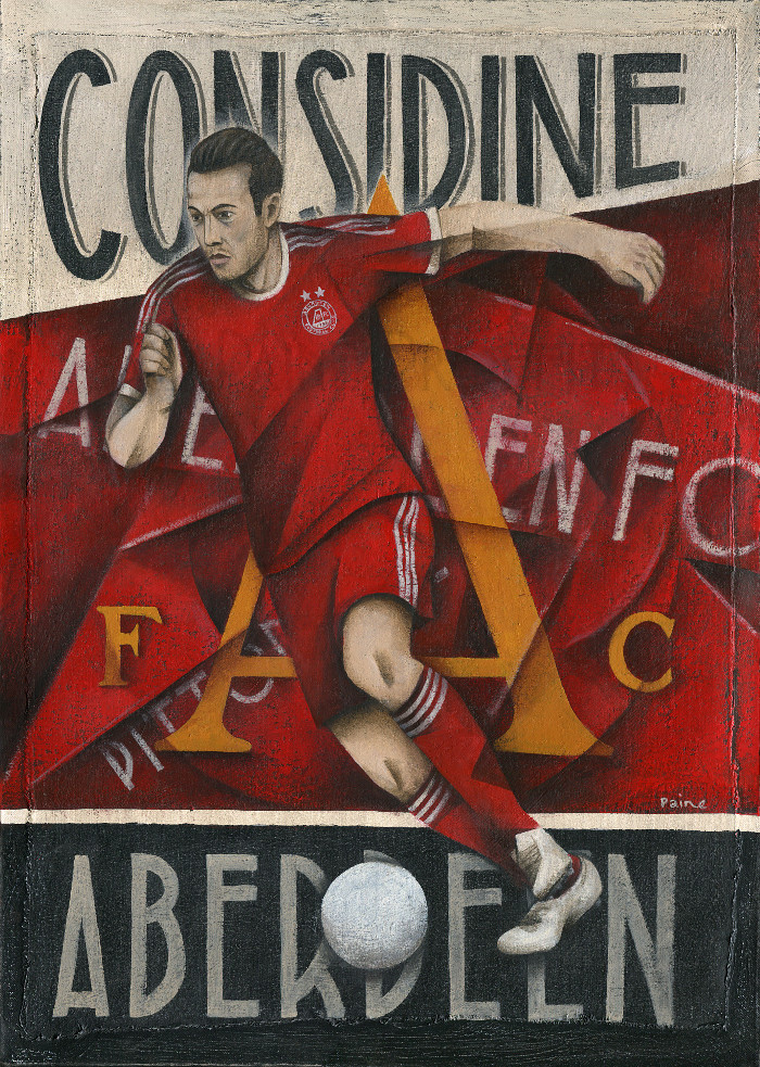 Continuing on with sharing my old & new Aberdeen artwork, here's the very first Dons piece I ever did *shivers* and the most recent piece. And 2 pieces of Andy Considine (my fav Aberdeen player) in the old style and the new one  #StandFree  https://paineproffittart.bigcartel.com/category/football-soccer