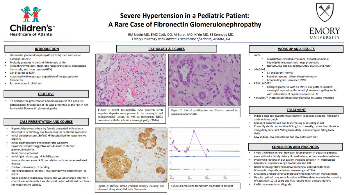 Rising  @UUtah Global, Rural, and Underserved Child Health Fellow Dr. Raisa Uddin (PGY3) presented on intractable hypertension with a rare  #PedsNeph diagnosis! Check out these amazing  #RenalPath images. #GRUCH  #PedsNeph  #PAS2021