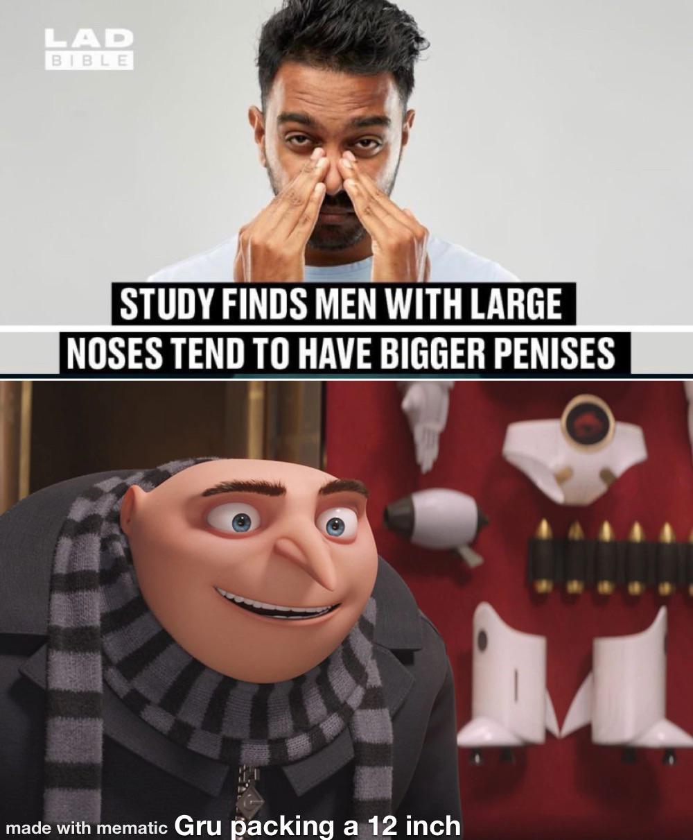 memes on X: Gru is really using pp power.