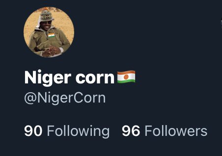 NigerCorn's tweet image. 4 more till 100 y’all tryna help a brother out and retweet?