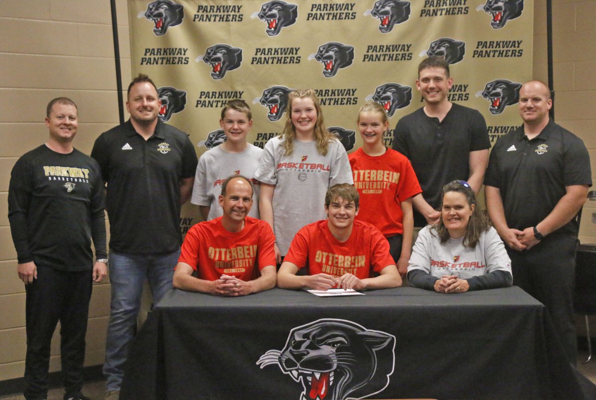 Dylan Hughes has officially signed his letter of intent to continue his education and basketball career at Otterbein University!