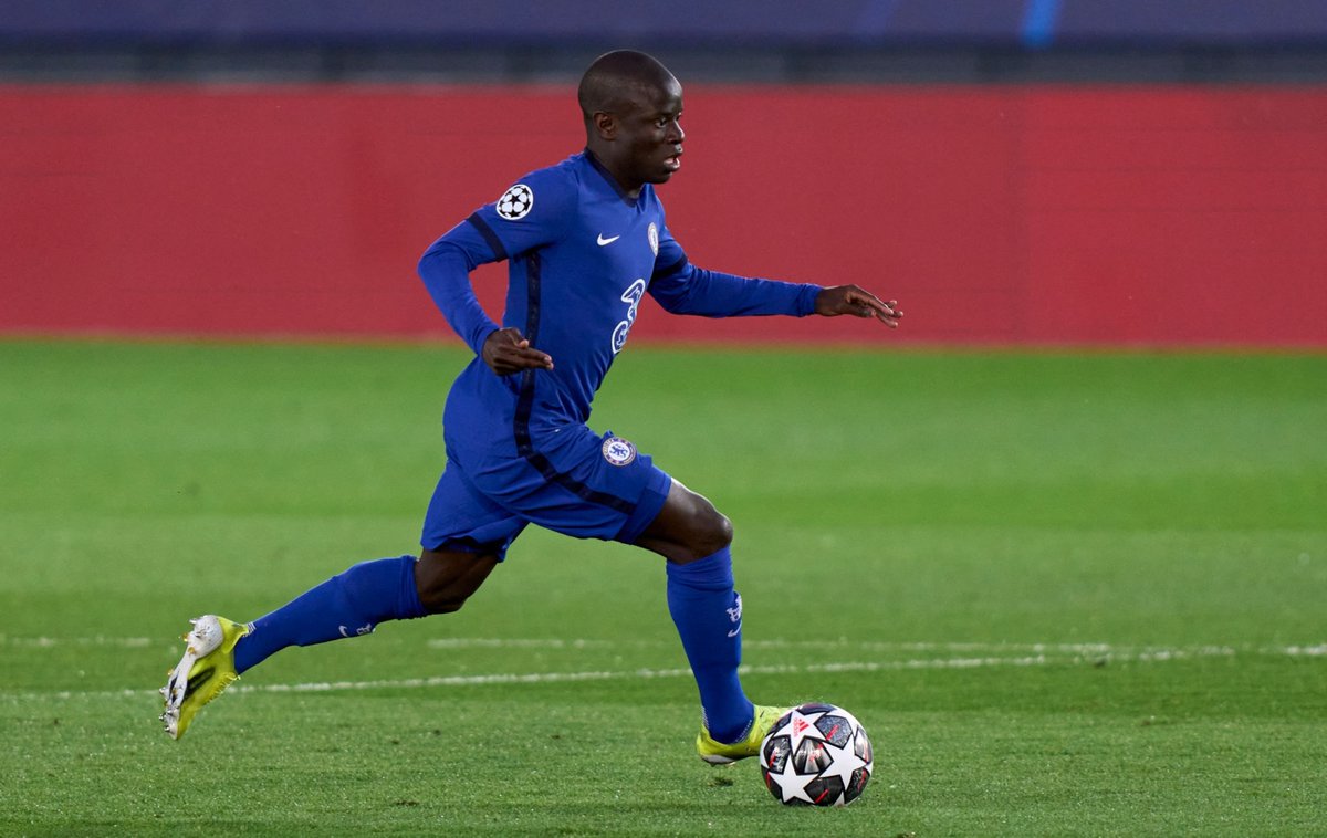 Destrozó al Real Madrid de Casemiro, Toni Kroos y Luka Modric en unas semifinales de UEFA Champions League. De esas eliminatorias que quedan por siempre en la memoria del hincha. OMNIPRESENTE KANTÉ.