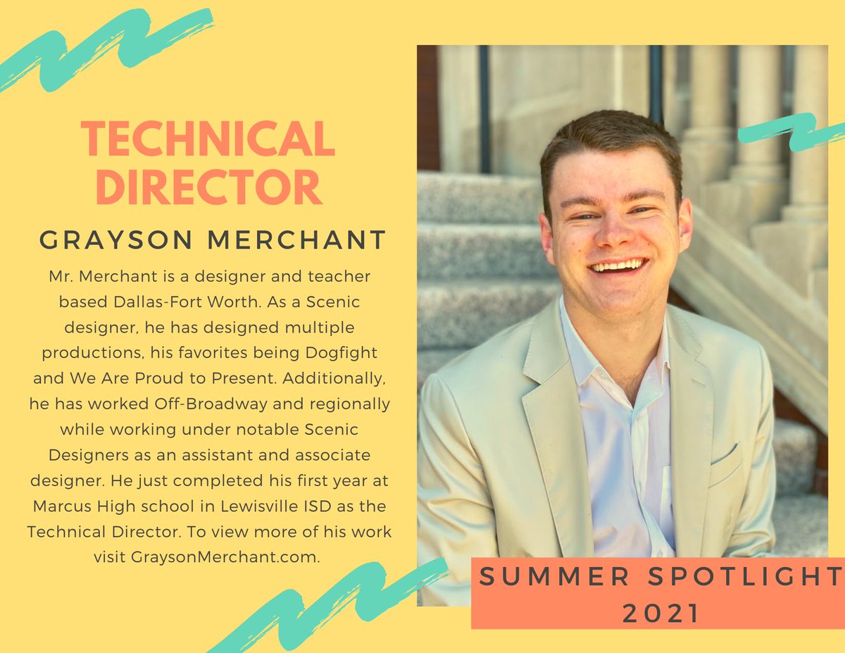 spotlightcamp's tweet photo. Meet our 2021 team!! The Dynamic Duo (Hammel &amp; Fields) are BACK for more summer fun! We are also ECSTATIC to have Mr. Merchant join our team this year! Stay tuned for more Showcase Director announcements... 👀 https://t.co/RuxKlBYd3J