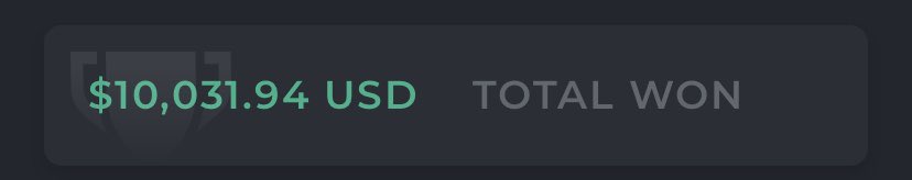 SBBreeding's tweet photo. Another zed milestone! 10k Total Winnings! #zedrun https://t.co/FebivfiI0o