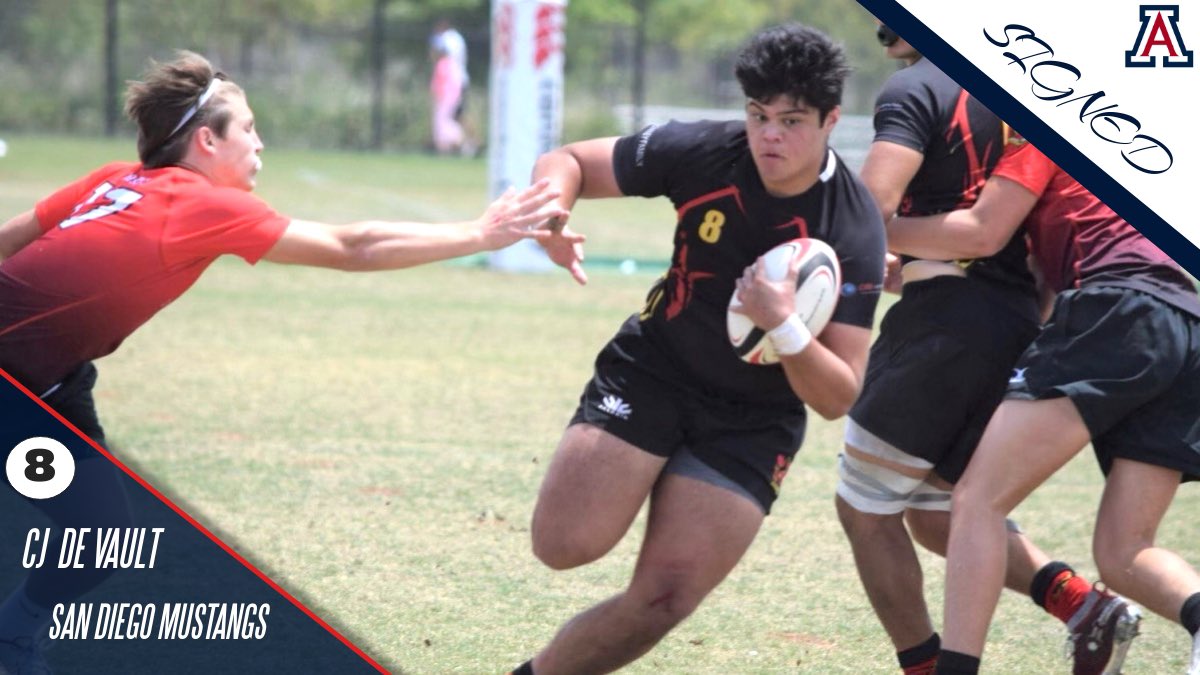 AZWildcatRugby's tweet photo. 🐎 MUSTANG ➡️ WILDCAT 😼

Welcome to the #wildcatfamily CJ De Vault. 

🐻⬇️ https://t.co/e8X8CSOeS0