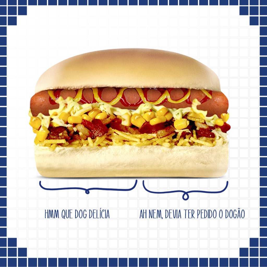 dogdaigrejinha's tweet photo. POV: você tá comendo seu dog e se arrependeu de não pegar um maior 🤡 https://t.co/EvSN1yGFLe