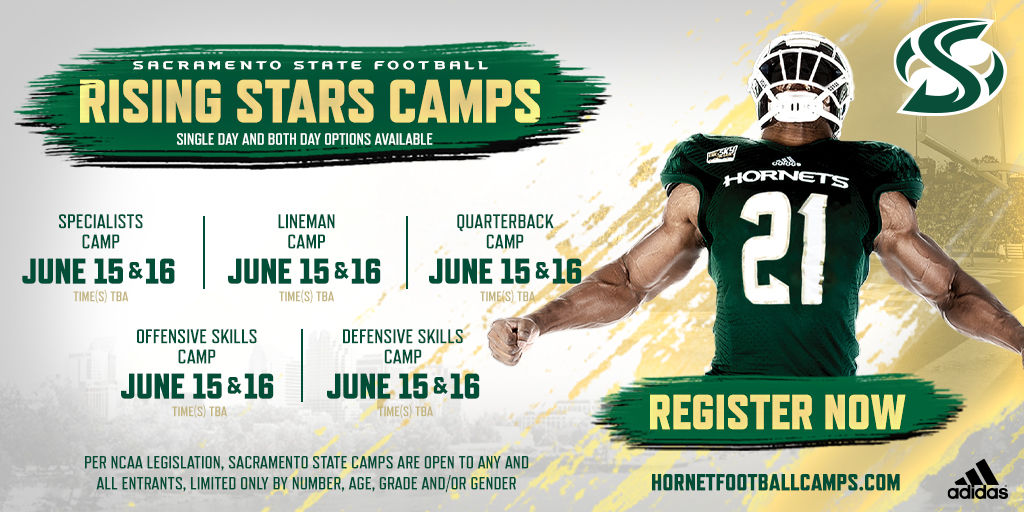Sac State Football on Twitter "The Sacramento State Rising Stars Camps