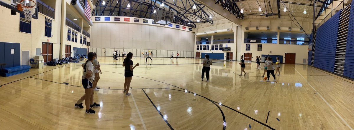 Rainy day team bonding dodgeball day