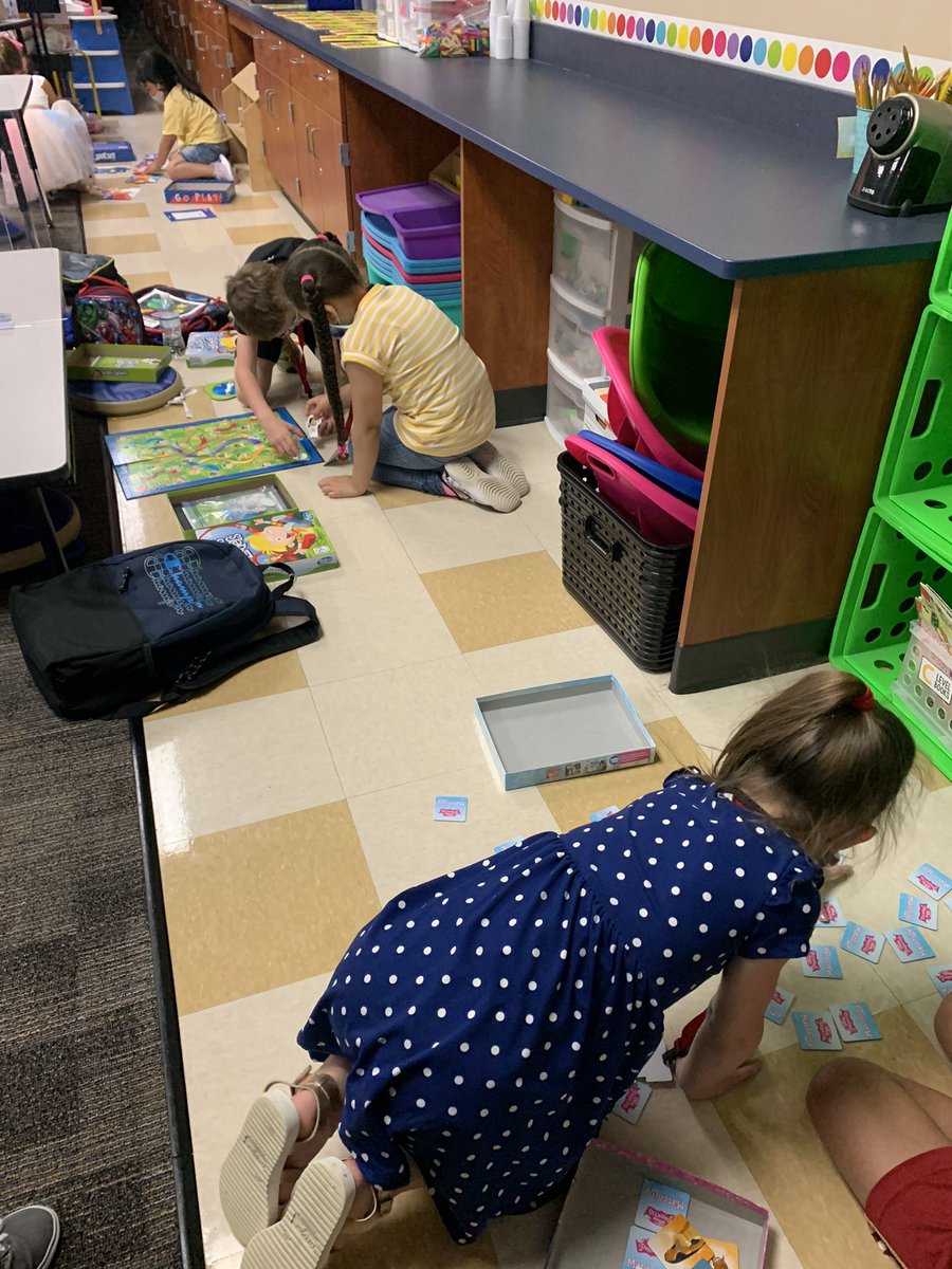 G is for games!! Center time was spent playing games from home. @WarnerCFISD