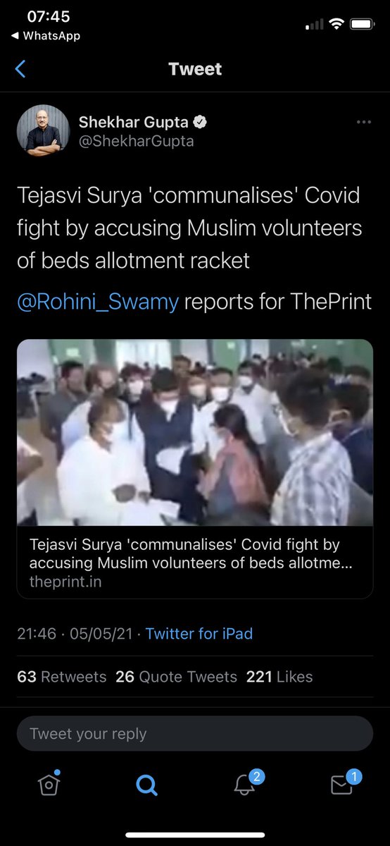 And now, almost all leftist media organisations are calling Tejasvi a communal hate monger and trying their best to discredit his findings.