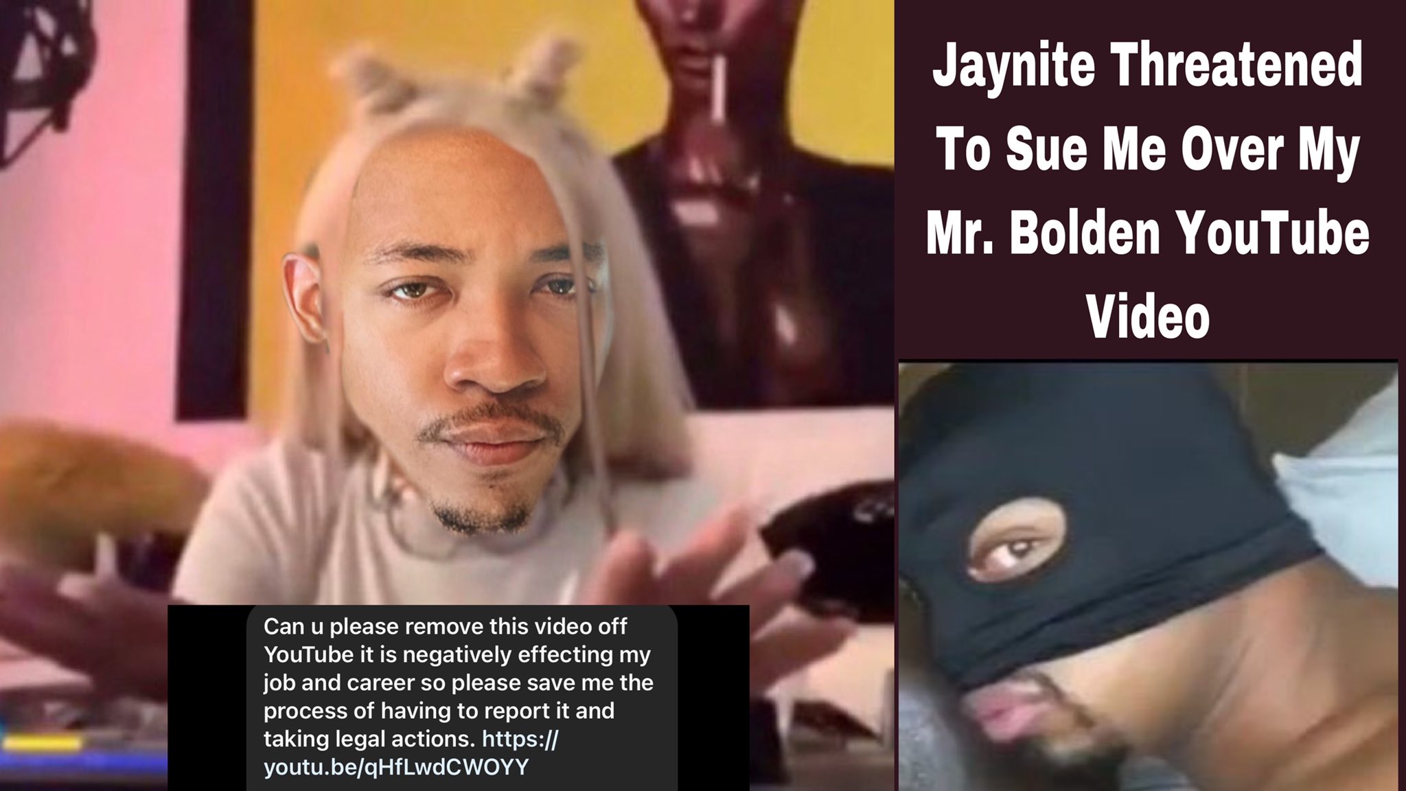 Nico The Grace Given on Twitter "Jaynite Threatened To Sue Me Over My