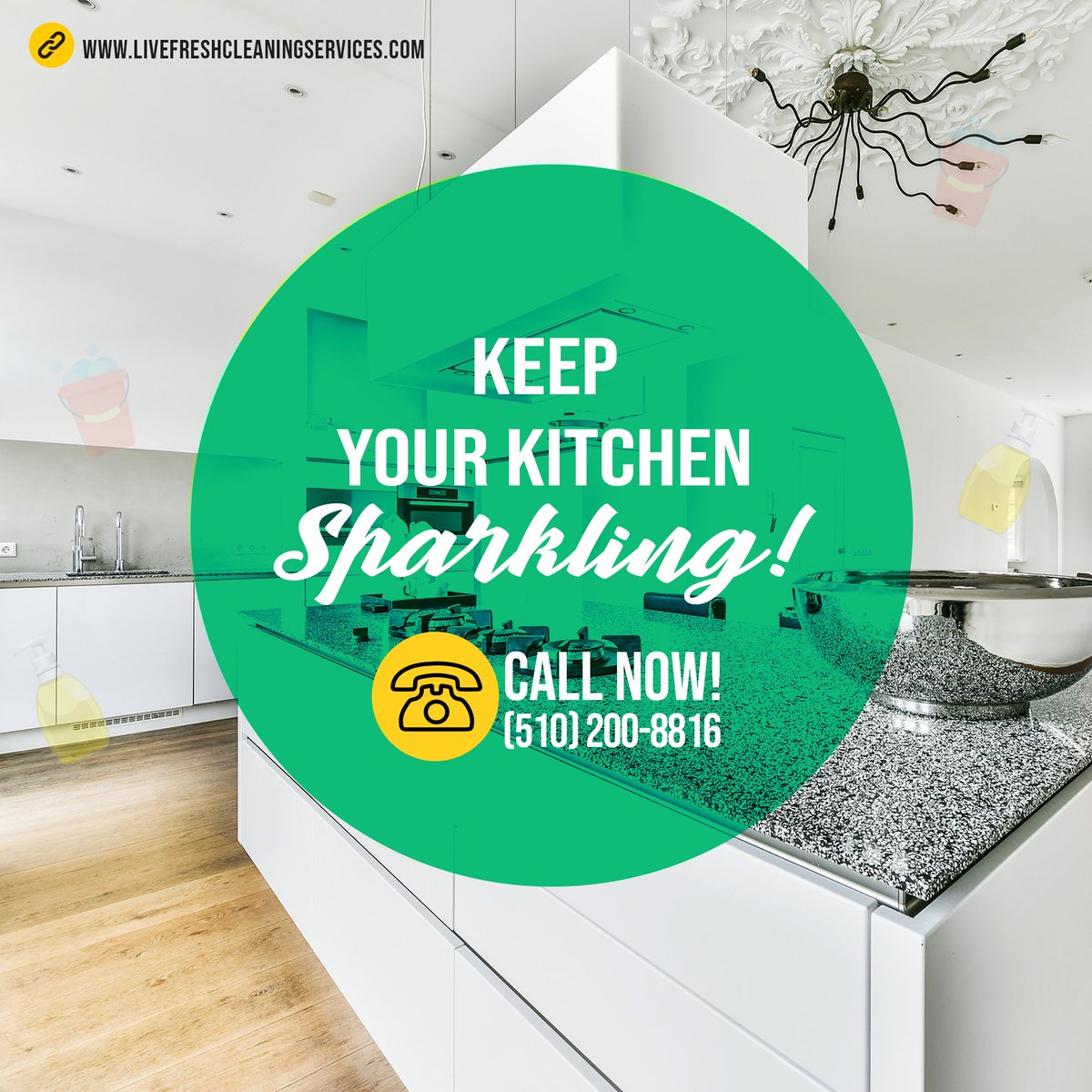LiveFreshClean's tweet image. There's nothing better than cooking in a sparkling clean kitchen! 

Contact us to schedule your cleaning. 

Call us at (510) 200-8816 to schedule your cleaning 

#LiveFresh
#Cleaning #CleaningService #Piedmont #Stockton #CA #California #SanFran #CleanServices #usa #LiveFreshCS