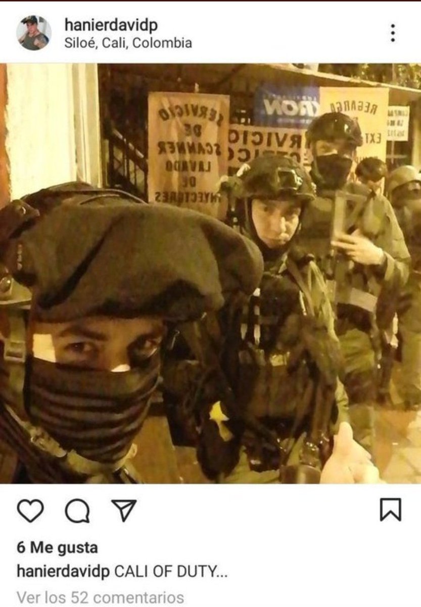 bir_acayip_pala's tweet photo. Abajo el militarismo!!
Policía y soldado por todas partes asesino!!
Todos los pueblos del mundo se unen y detengan el militarismo!!
Larga vida a la humanidad independiente

#SOSColombiaNosEstanMatando https://t.co/yUHipwgBZu