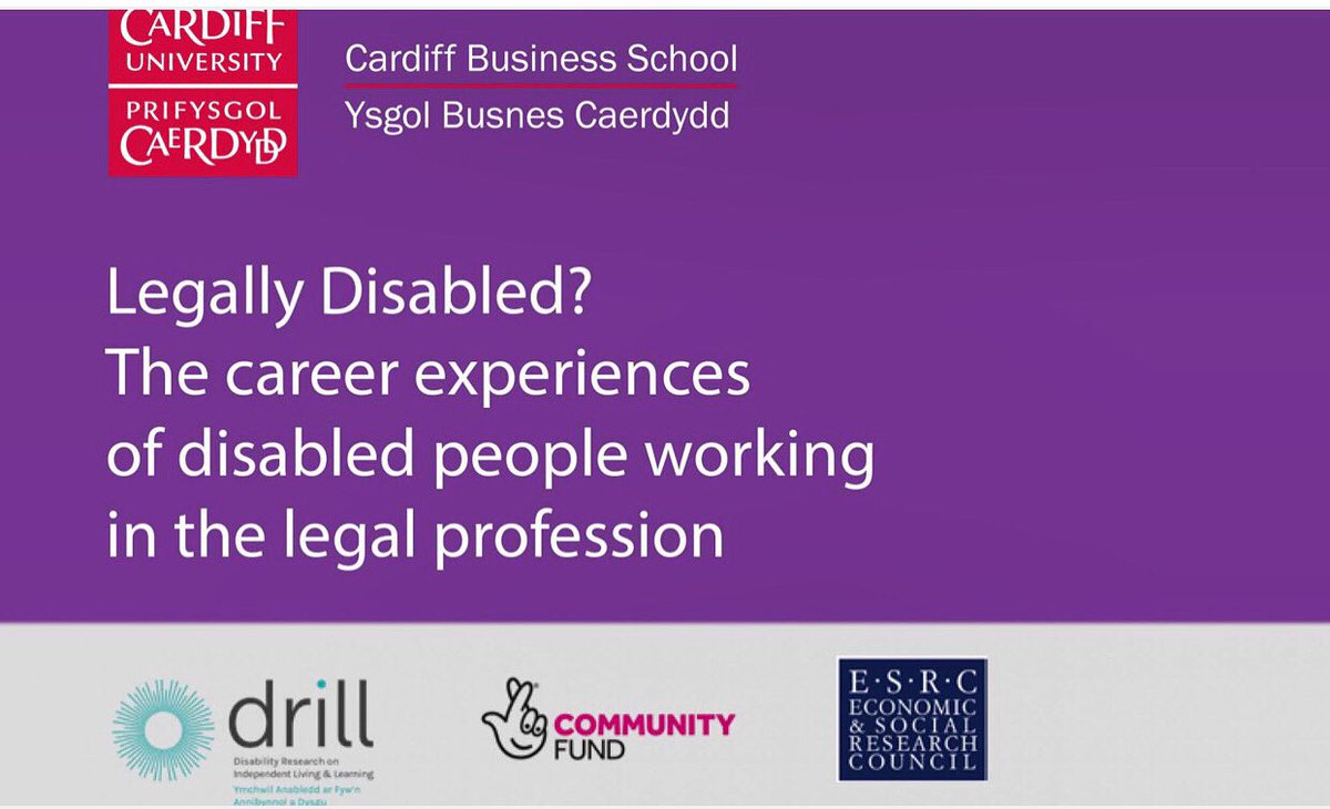 It was great to hear all about the Legally Disabled? Research Report at our Roundtable event with the @LawSocDI Lawyers with Disabilities Division. 

Great to increase awareness about the need for greater provision for disabled legal professionals.