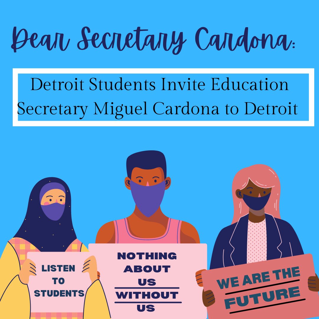 Congress of Communities (@coc_swdetroit) on Twitter photo Hey <a href="/SecCardona/">Secretary Miguel Cardona</a>, we want to know: Are you willing to listen to Black and Brown low-income students? #Cardona2Detroit <a href="/482Forward/">482Forward</a> <a href="/RepRashida/">Congresswoman Rashida Tlaib</a> <a href="/RashidaTlaib/">Rashida Tlaib</a> <a href="/FLOTUS/">First Lady Melania Trump</a> <a href="/BrendaLLawrence/">Brenda Lawrence</a> <a href="/GaryPeters/">Gary Peters</a> <a href="/DebDingell/">Debbie Dingell</a> <a href="/SenStabenow/">Sen. Debbie Stabenow</a> <a href="/SenGaryPeters/">Senator Gary Peters</a> <a href="/LDH_ed/">Linda Darling-Hammond</a> <a href="/EdLawCenter/">Education Law Center</a> Hey <a href="/SecCardona/">Secretary Miguel Cardona</a>, we want to know: Are you willing to listen to Black and Brown low-income students? #Cardona2Detroit <a href="/482Forward/">482Forward</a> <a href="/RepRashida/">Congresswoman Rashida Tlaib</a> <a href="/RashidaTlaib/">Rashida Tlaib</a> <a href="/FLOTUS/">First Lady Melania Trump</a> <a href="/BrendaLLawrence/">Brenda Lawrence</a> <a href="/GaryPeters/">Gary Peters</a> <a href="/DebDingell/">Debbie Dingell</a> <a href="/SenStabenow/">Sen. Debbie Stabenow</a> <a href="/SenGaryPeters/">Senator Gary Peters</a> <a href="/LDH_ed/">Linda Darling-Hammond</a> <a href="/EdLawCenter/">Education Law Center</a>