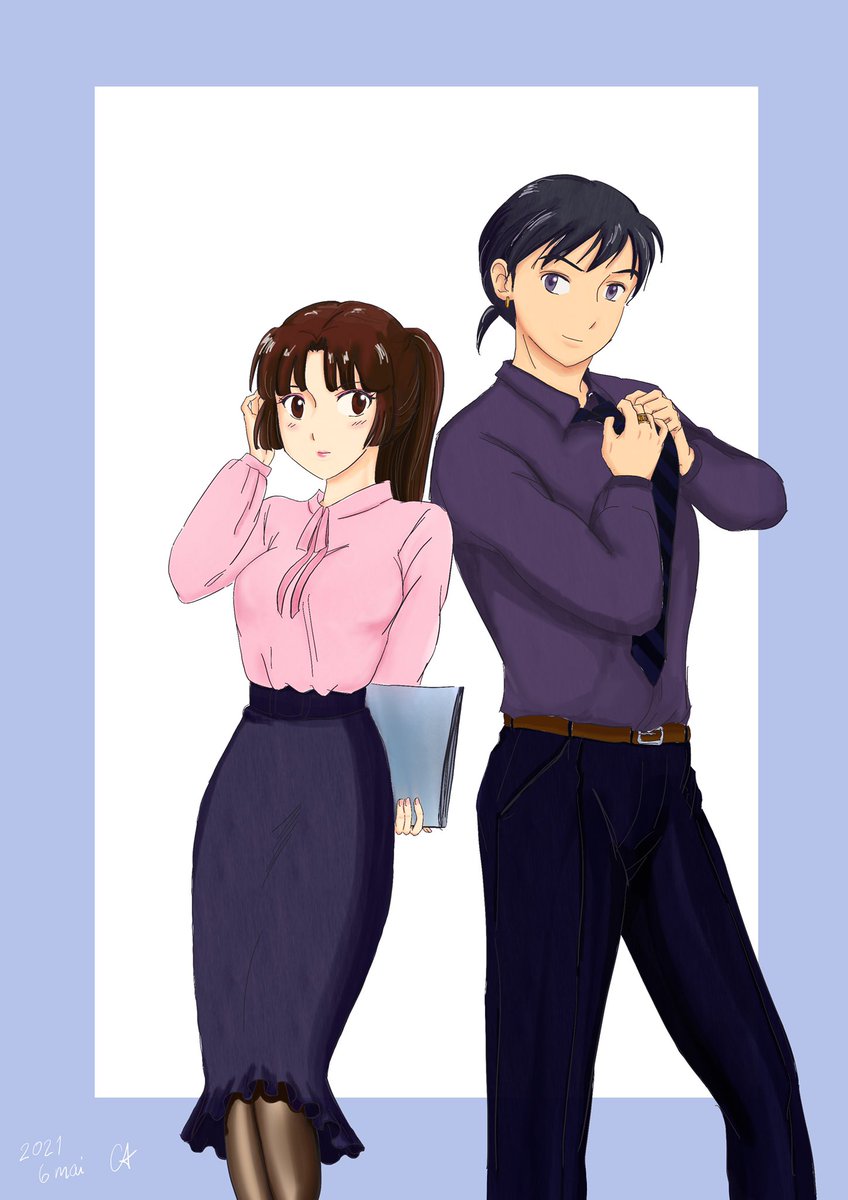 camirsan's tweet photo. #mirosan
#ミロサン
I finished the colouring. I think I am happy with their skin tones this time😊 https://t.co/6DXqyMczGP
