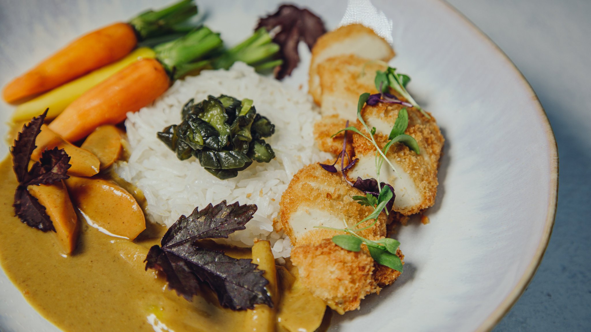 GOOD Meat on Twitter "Crispy cultured chicken katsu with misobraised