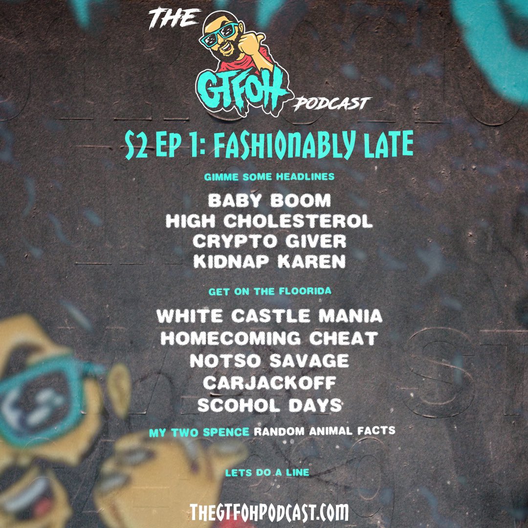 TheGTFOHpodcast's tweet image. Season 2 kicked off last night LIVE on @Twitch. You can catch the audio version on your favorite podcast platform and now for the first time ever the video version is on YouTube. Hit the Linktree  for all the links you need. #GTFOH #TheGtfohPodcast 

linktr.ee/thegtfohpodcas…