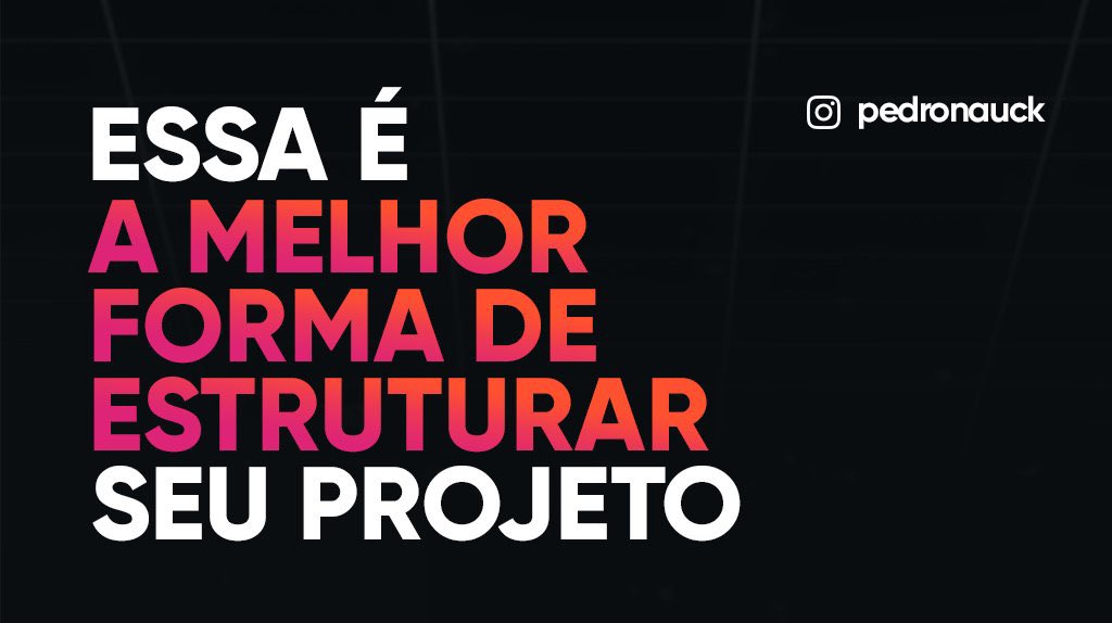 pedronauck's tweet image. Galera, da uma olhada lá no Instagram o post que eu acabei de fazer falando sobre estrutura de projetos 🔥
Não esquece de me seguir e comentar o que você acha sobre o assunto!
#programacaoweb #programacao #reactjs #javascript