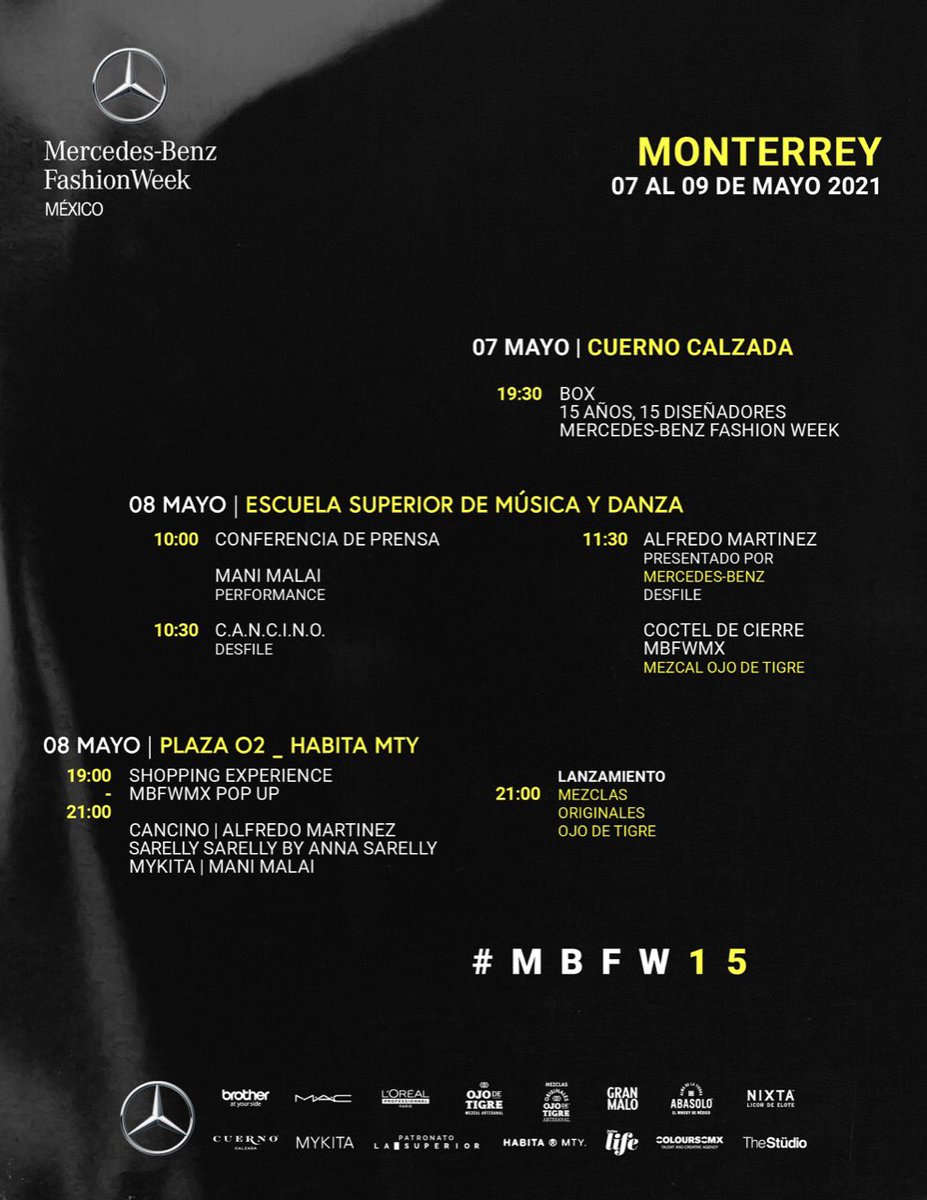 Reforma Moda! (@modareforma) on Twitter photo Y empiezan los #XV años de <a href="/mbfwmexico/">MercedesFashionWkMx</a> con grandes eventos en #Monterrey <a href="/Beatrizcallest/">beatriz calles</a> @COLOuRSCMX <a href="/mikecaroh/">Mike Caro</a> <a href="/alfredomartinz/">Alfredo Martinez</a> <a href="/MANIMAALAI/">MANI MAALAI JOYAS</a> <a href="/francancino/">Francisco Cancino</a> Y empiezan los #XV años de <a href="/mbfwmexico/">MercedesFashionWkMx</a> con grandes eventos en #Monterrey <a href="/Beatrizcallest/">beatriz calles</a> @COLOuRSCMX <a href="/mikecaroh/">Mike Caro</a> <a href="/alfredomartinz/">Alfredo Martinez</a> <a href="/MANIMAALAI/">MANI MAALAI JOYAS</a> <a href="/francancino/">Francisco Cancino</a>
