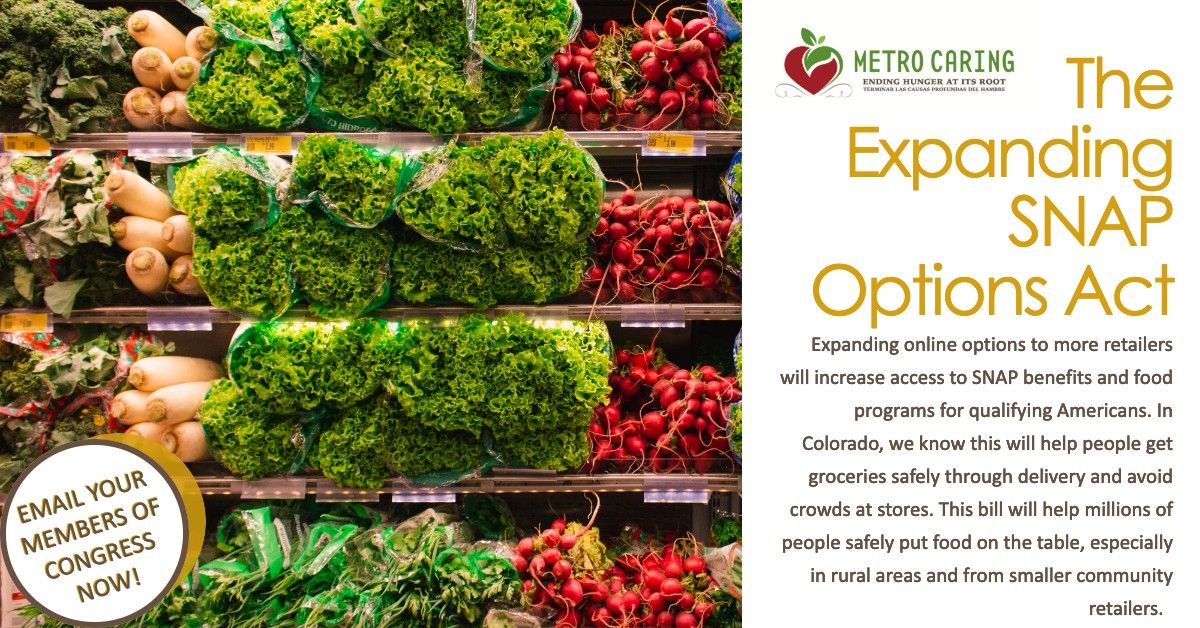 MetroCaring's tweet photo. Tell your members of Congress to pass the Expanding SNAP Options Act! This would provide nutrition assistance to low-income people and allow for those in need to get this food delivered to their homes: https://t.co/msgR7iQCnO
#WeAreMetroCaring #SNAPsupport https://t.co/KarcqOTyar