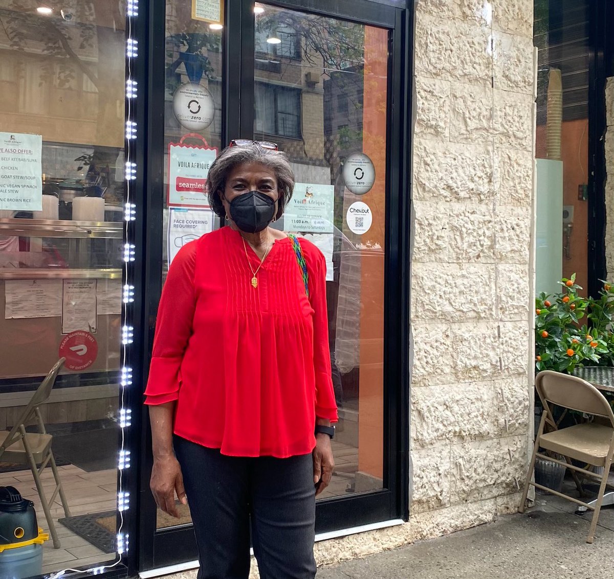 Celebrating #SmallBusinessWeek and #AfricanWorldHeritageDay by tracking down some of my favorite suya and jollof in midtown!