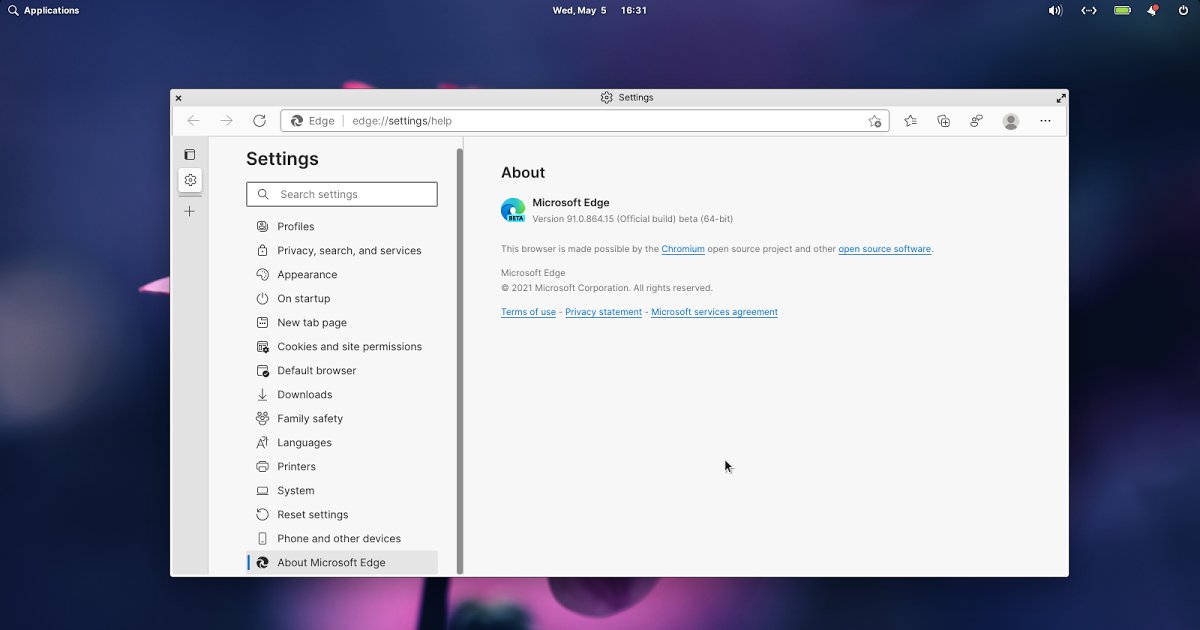 baytecka's tweet image. Microsoft releases Edge Beta for Linux
baytecka.com/2021/05/micros…
#Microsoft #Linux #MSEdgeDev #MSEdgeBeta #FOSS