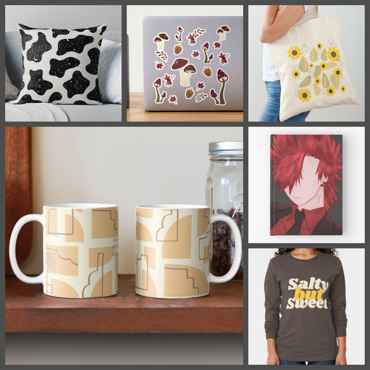 🌟Who wants to be my first sale of the month?🌟 Get my designs printed on prints, stickers, tote bags, mugs, phone cases, home decor, aprons etc! Use code 'SUBSURF15' for 15% off! You can check out phone cases and stickers in the thread below🌸 redbubble.com/people/MarineT…