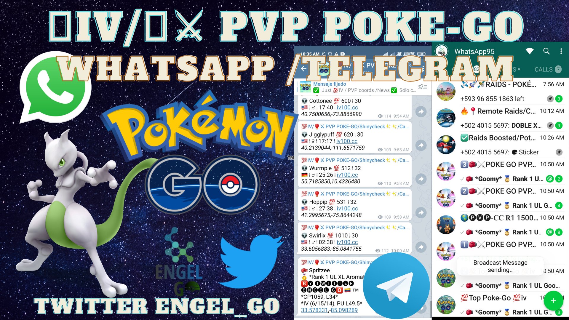 Engel Go Auf Twitter Https T Co 7ftzt1iego 100iv Pvp Coords Coordenadas 100iv Pvp Noticias Shinycheck Candyhunt Pokemon Go Engel Go Whatsapp Https T Co Kjp0owngd2 Filter Top Poke Go