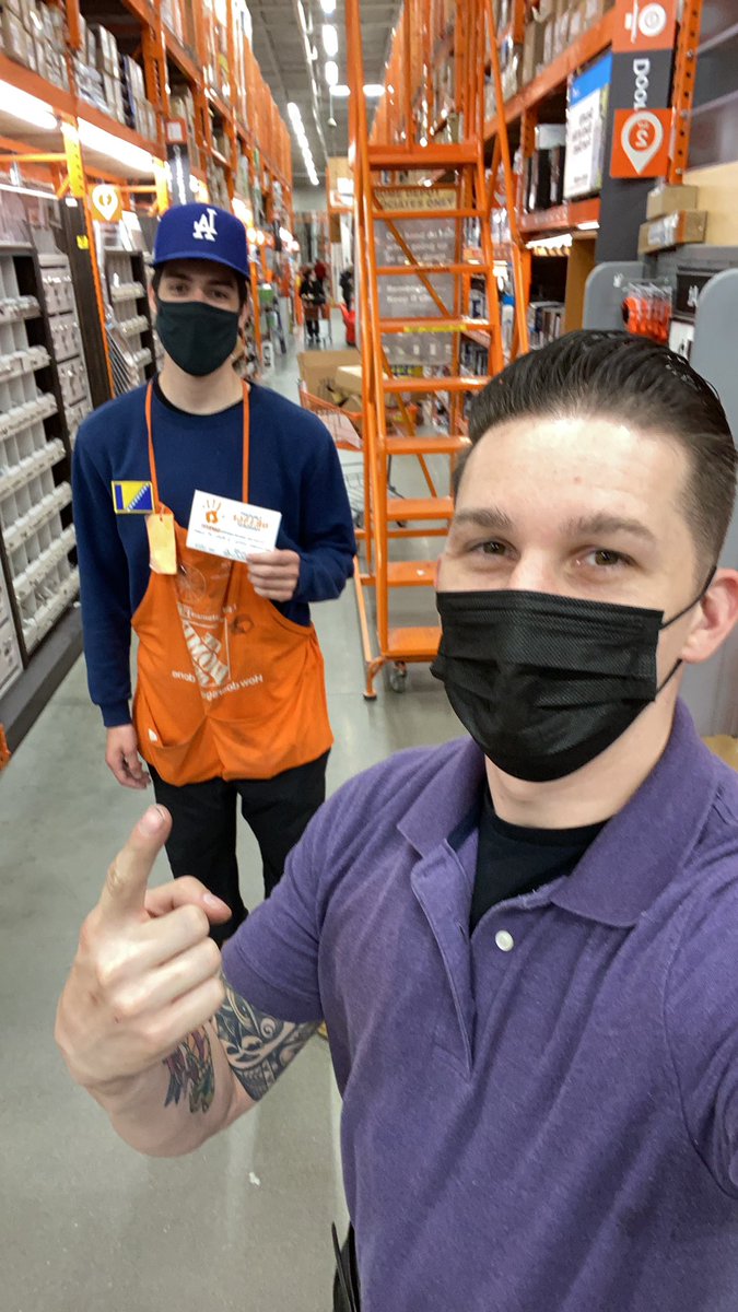 Caught Asab using 3 points of contact using the ladder , thank you for working safe in our store ! <a href="/howardhafkin/">Howard Hafkin</a> <a href="/mariadilascio1/">Maria Dilascio</a> <a href="/sheehang632/">George Sheehan</a> <a href="/rush01sis/">Selena Jimenez</a> <a href="/HomeDepot1229/">Coram Home Depot</a>