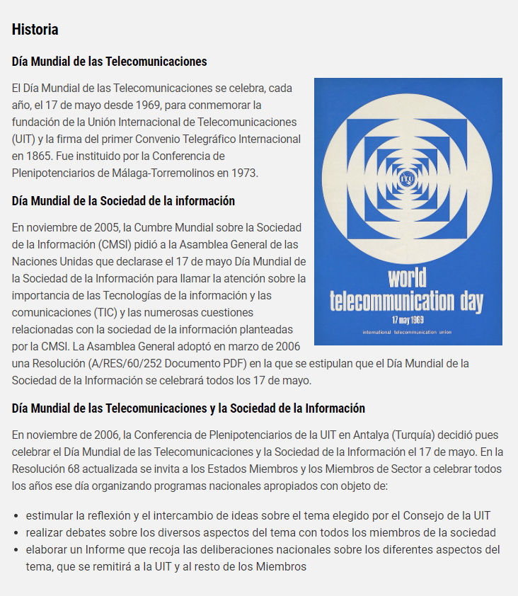ISocPanama's tweet photo. El 17 de Mayo es el día Mundial de las Telecomunicaciones y la Sociedad de la Información y tiene como objetivo sensibilizar sobre las posibilidades que el uso de Internet y otras tecnologías de la información y la comunicación (TIC) #ISOCPA https://t.co/YNjhQpMezb