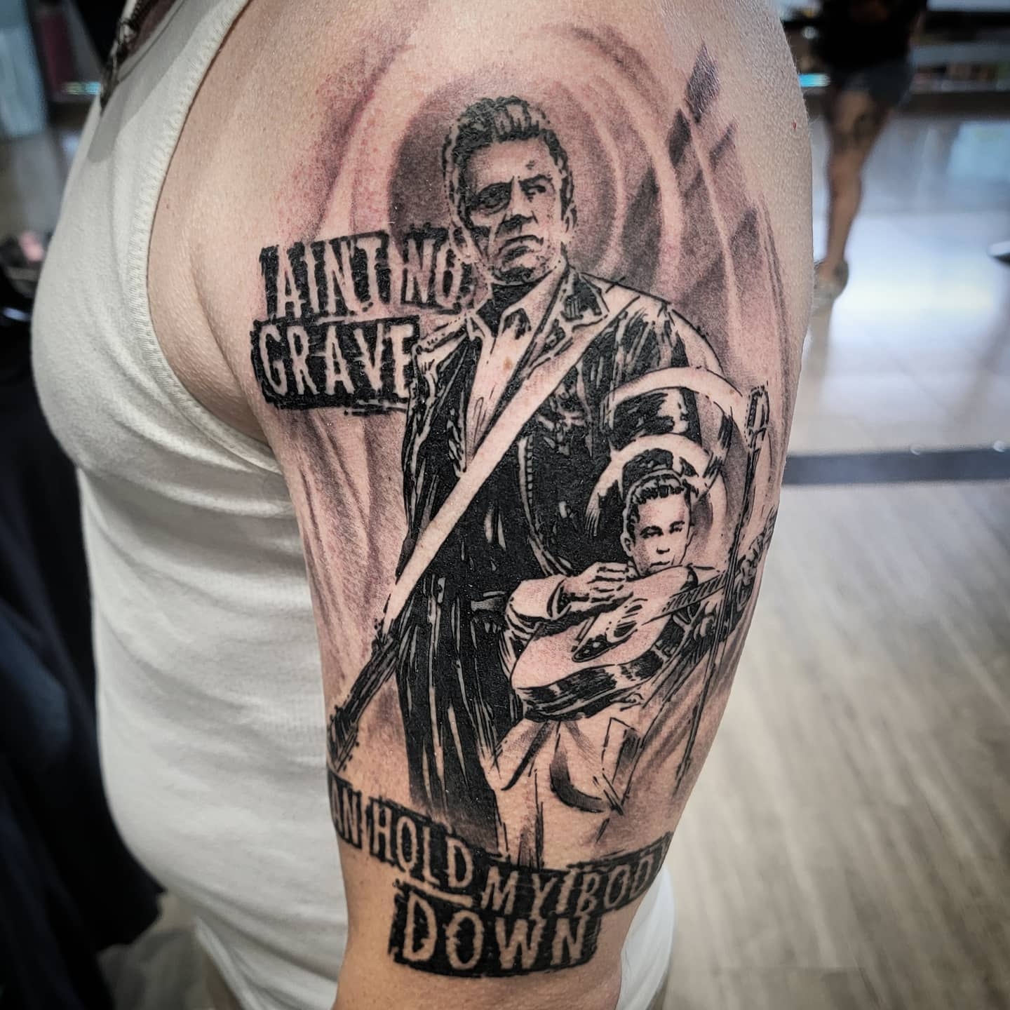 TATTOOS.ORG — Johnny Cash tattoo Submit Your Tattoo Here:...