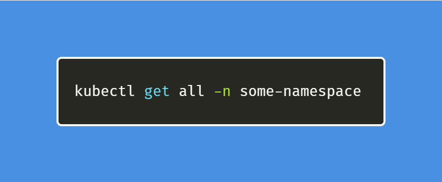 codecapers's tweet photo. Or list all resource in a particular namespace: https://t.co/nJvz0LwDwo