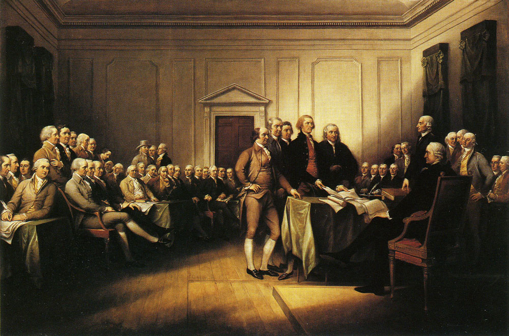 RT @Pub_Hist: John Trumbull
The Declaration of Independence, July 4, 1776 https://t.co/P1kQs2mORp