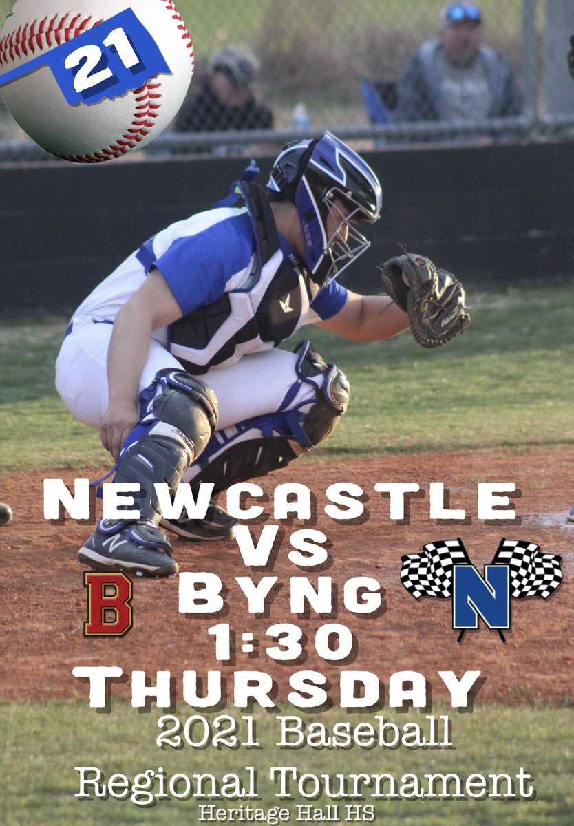 Playoff time in Oklahoma!! Let’s go Racers!🏁💙🏁 <a href="/BaseballRacer/">🏁Newcastle Racer Baseball🏎</a> <a href="/racerathletes/">Newcastle Athletics</a>