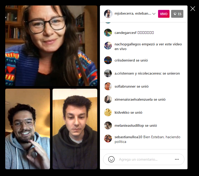 🔴 Estamos en vivo con @mjobecerra, candidata constituyente por el Distrito 14, sobre su experiencia universitaria y sus ideas para la convención constitucional @PSChile @JS_Chile 

Conversan con ella @koallannn y Esteban Bresciani, del núcleo Víctor Zérega Ponce de la FEN